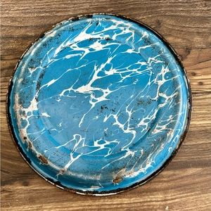 Vintage 1930’s Enamelware 10” pie plate